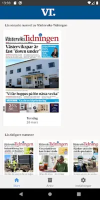 E-tidning VT android App screenshot 5